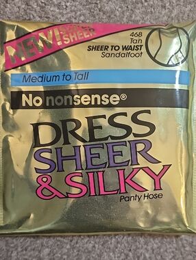 No nonsense Dress Sheer & Silky Panty Hose - Tan (Medium to Tall)